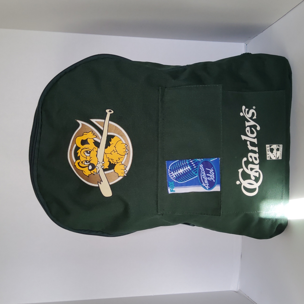 Backpack dark green O,Charley's FOX American Idol abc news Charleston NWOT. - Picture 2 of 12